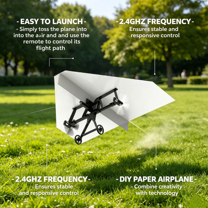 DIY Remote Control Paper Airplane Kit