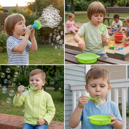 Magic Bubble Blower Stick Set