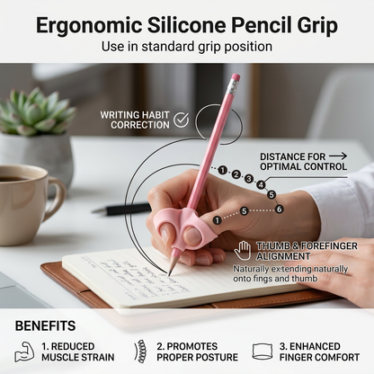Ergonomic Silicone Pencil Grips
