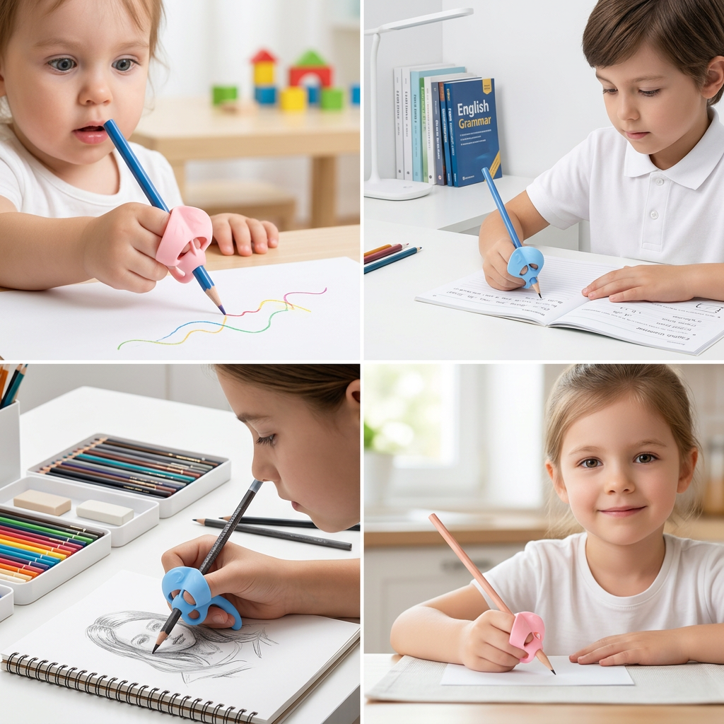 Ergonomic Silicone Pencil Grips