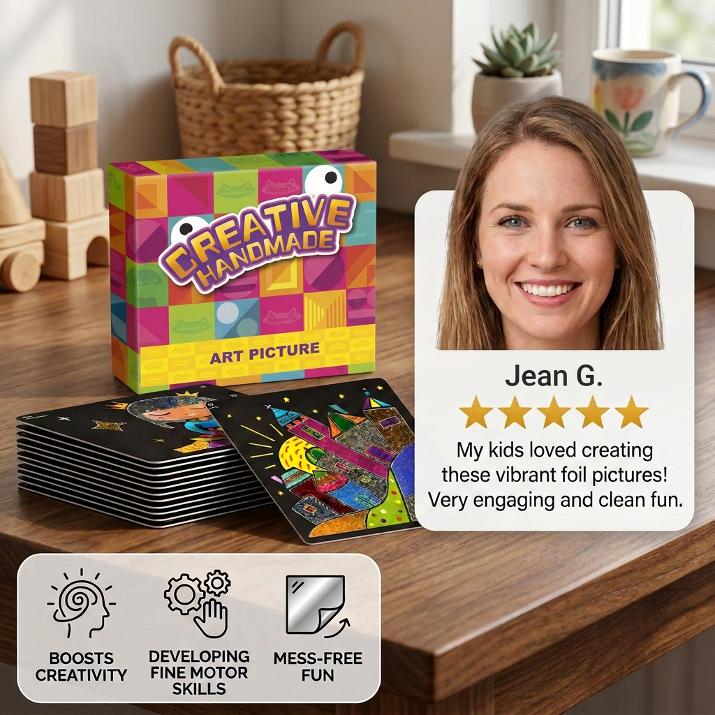 DIY Foil Art Craft Kit for Kids