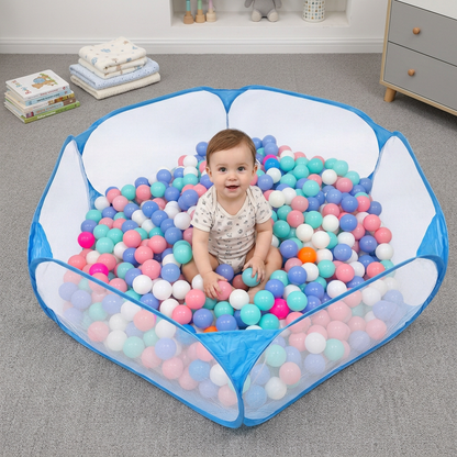 Portable Pop-Up Baby Playpen Tent for Toddlers