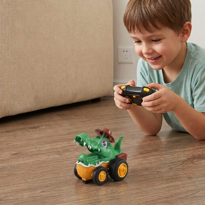Remote Control Crocodile Stunt Car – Lights, Spray & Sound Effects