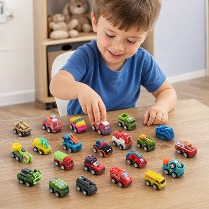 24-Day Cartoon Car Advent Calendar
