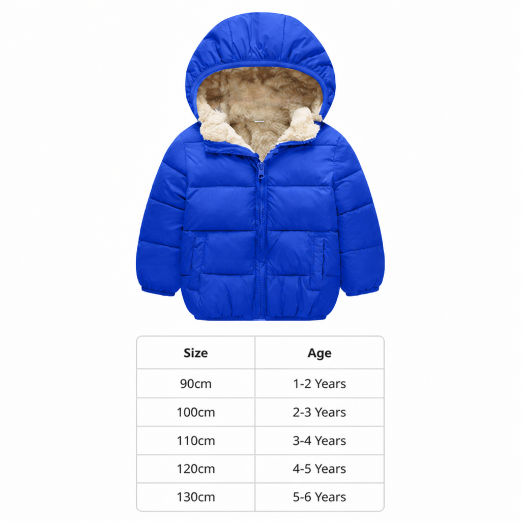 Fleece-Lined Baby & Toddler Puffer Jacket
