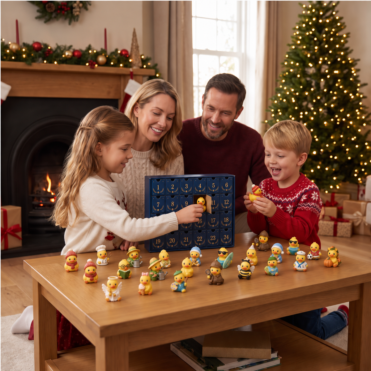 24-Day Magic Duck Advent Calendar with Collectible Mini Figurines