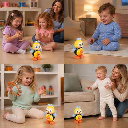 Musical Dancing Bee Toy with Lights and Music