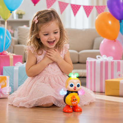 Musical Dancing Bee Toy with Lights and Music