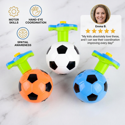 Interactive Light-Up Musical Spinning Top Toy for Kids