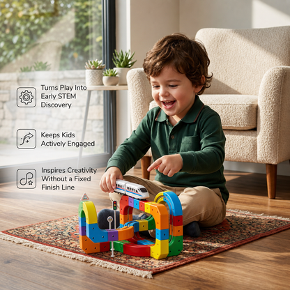 Magic rail cube track kids toy
