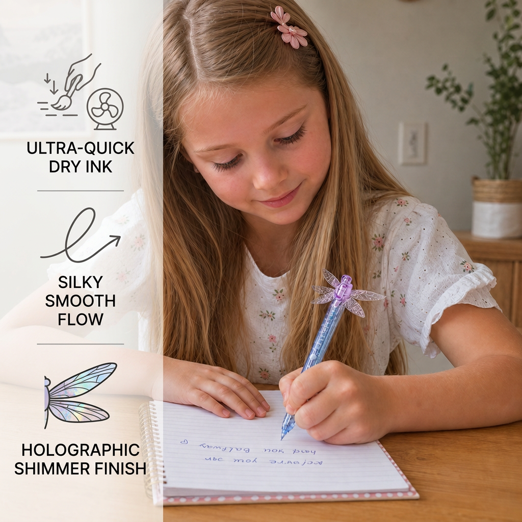 Magic Dragonfly Wing Gel Pen