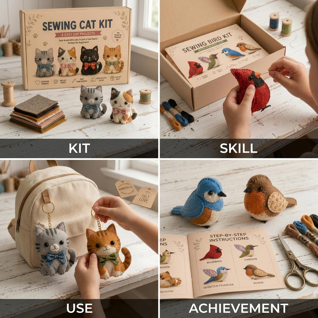 DIY Plush Sewing Kit – Make Your Own Cute Character