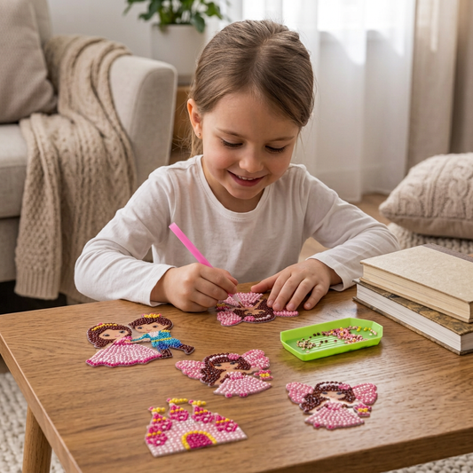 DIY Diamond Art Sticker Craft Kit for Kids