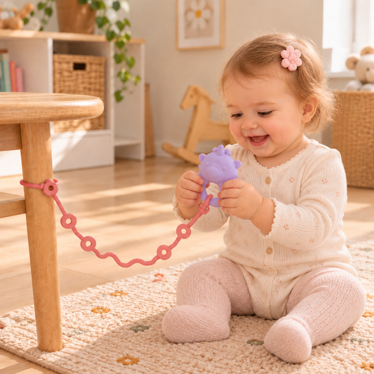Universal Silicone Anti-Drop Toy & Pacifier Strap
