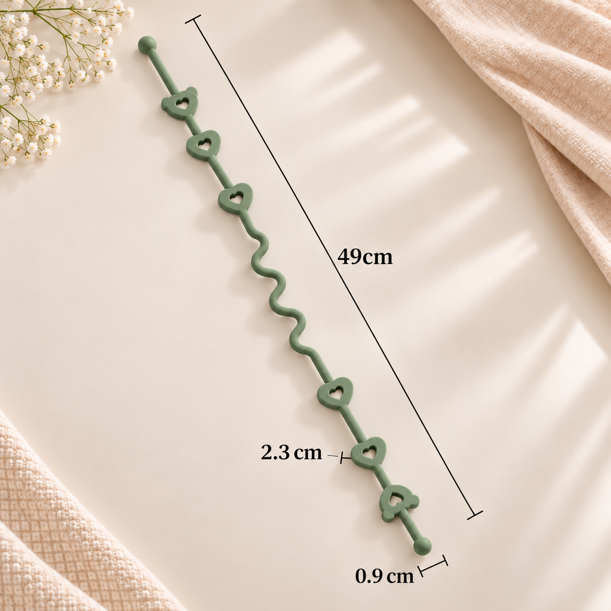 Universal Silicone Anti-Drop Toy & Pacifier Strap