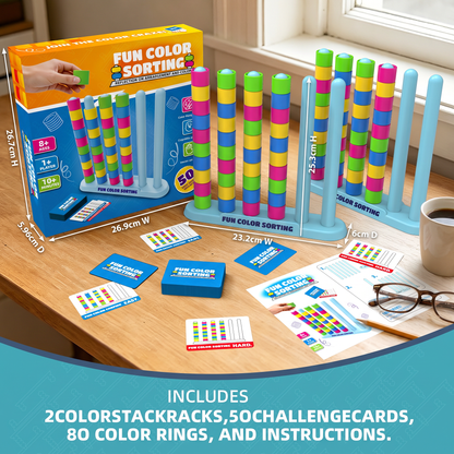 Color Stack Challenge – Fast-Paced Color Matching Party & Family Game