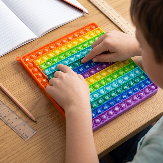 Rainbow Pop Math – Multiplication Fidget Learning Toy