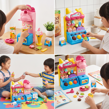 DIY Ice Cream Clay Maker Playset