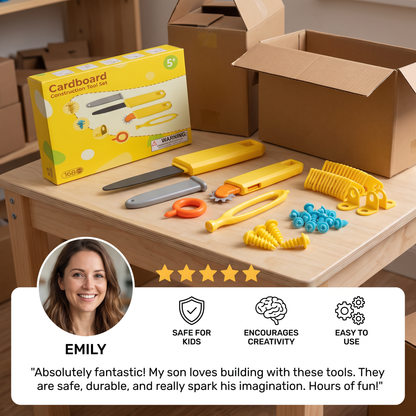 Kids Cardboard Construction Tool Kit