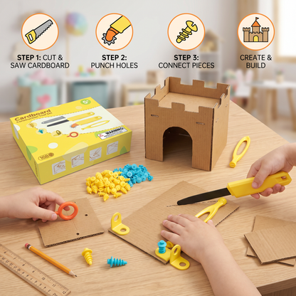 Kids Cardboard Construction Tool Kit