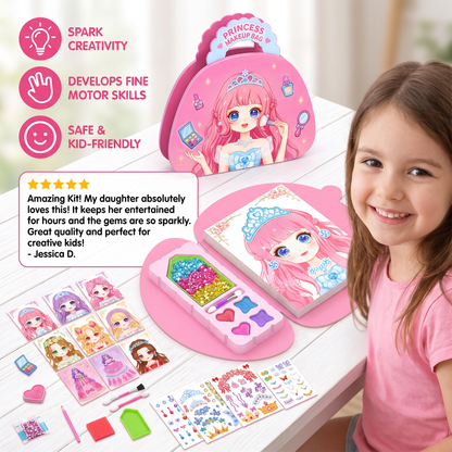 Princess Diamond Painting & Foil Art Book Craft Kit