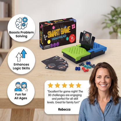 Head-to-Head Logic Puzzle Game – 80 Brain Teaser Challenges