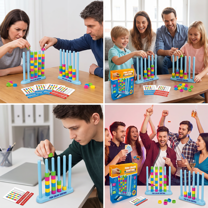 Color Stack Challenge – Fast-Paced Color Matching Party & Family Game