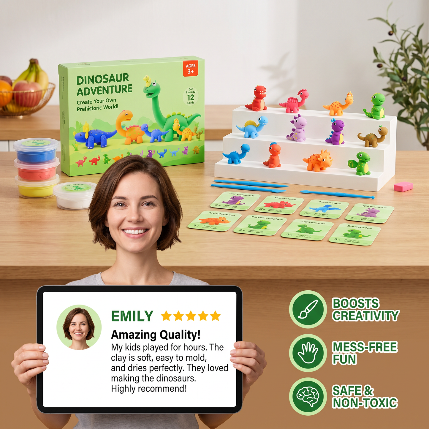 DIY Air Dry Clay Craft Kits for Kids
