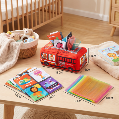 Montessori Magic Tissue Box – Sensory Learning Toy for Babies