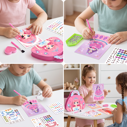 Princess Diamond Painting & Foil Art Book Craft Kit