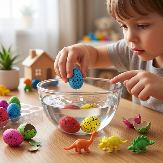 Hatching Dinosaur Egg Kit – Grow-in-Water Dino Eggs with Surprise Toys