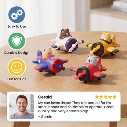 Press & Go Animal Airplane & Truck Toy for Kids
