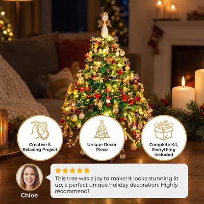 DIY Crystal Beaded Christmas Tree Craft Kit