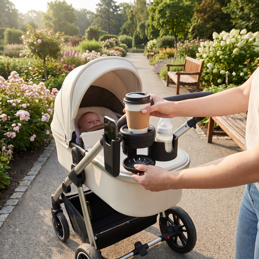 3-in-1 Baby Stroller Cup & Phone Holder