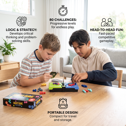Head-to-Head Logic Puzzle Game – 80 Brain Teaser Challenges