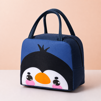 Cartoon Animal Insulated Lunch Bag for Kids