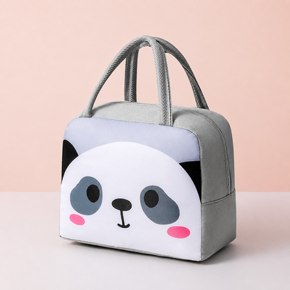 Cartoon Animal Insulated Lunch Bag for Kids