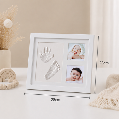 DIY Kids Handprint Keepsake Frame Kit – Hand Impression & Photo Display