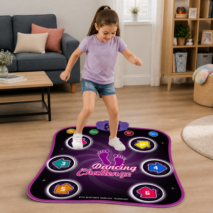 Kids’ Light-Up Bluetooth Dance Mat with 5 Game Modes