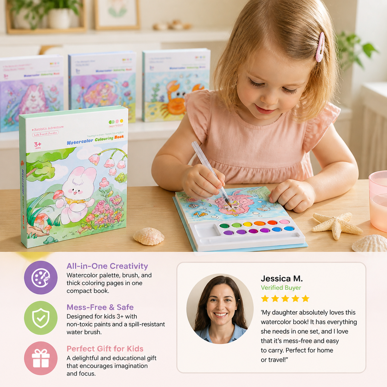 All-in-One Watercolour Painting Book