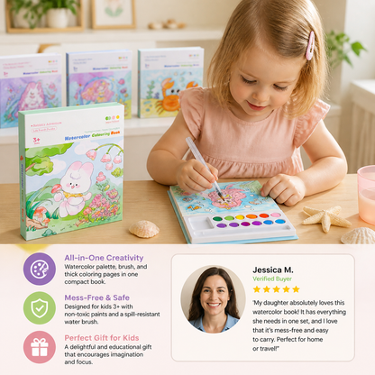 All-in-One Watercolour Painting Book