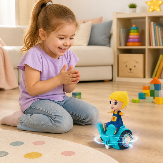 Interactive 360° Dancing Balance Toy with Lights & Music