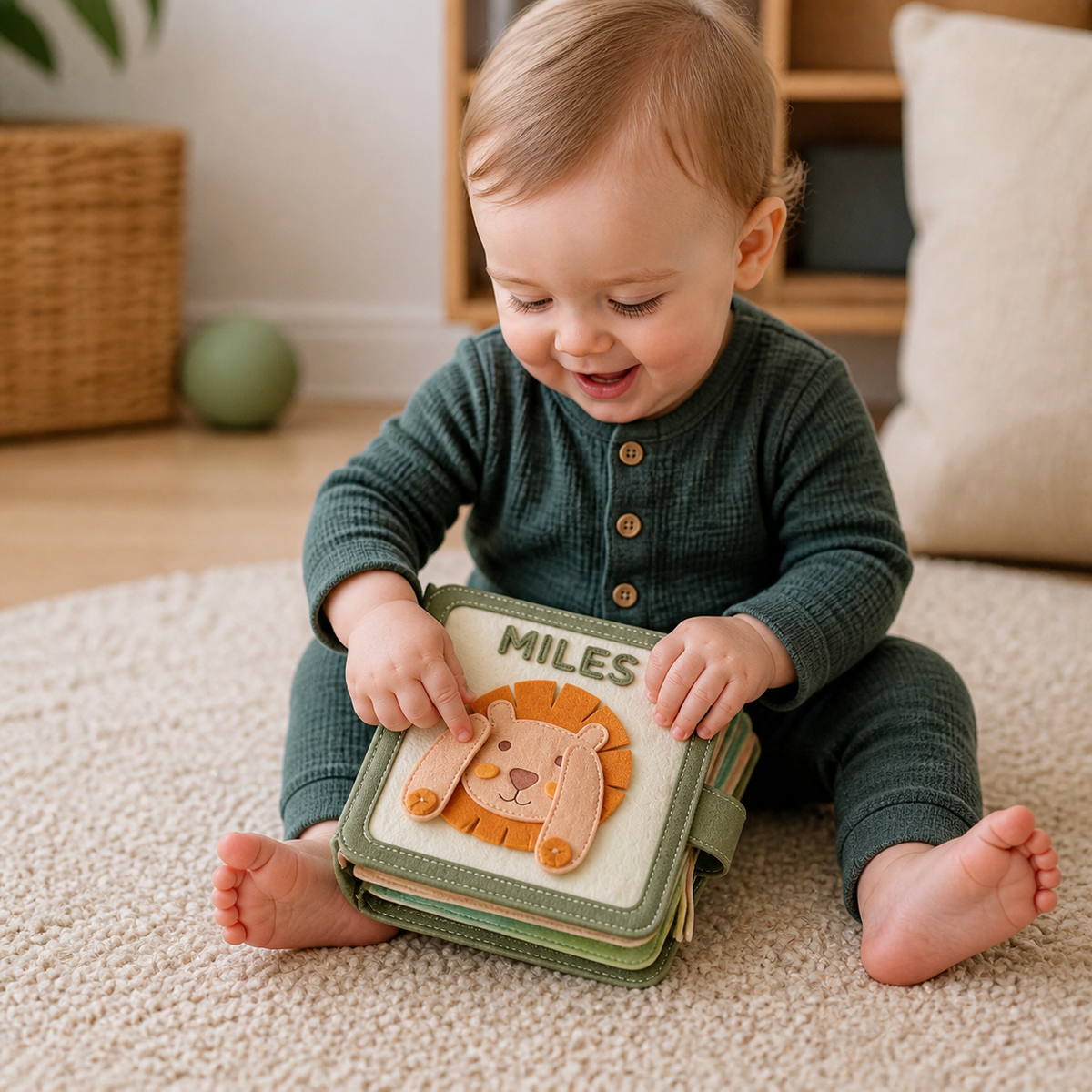 Kids Felt Book Personalized