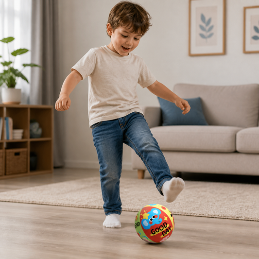 Soft & Safe Silent Indoor Play Ball for Kids