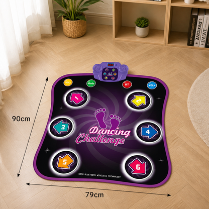 Kids’ Light-Up Bluetooth Dance Mat with 5 Game Modes