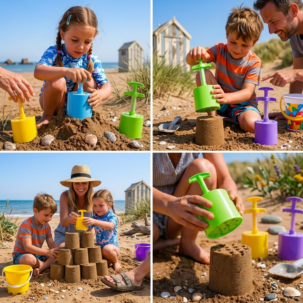 Honeycomb Sand Castle Maker – Sand Mold for Kids
