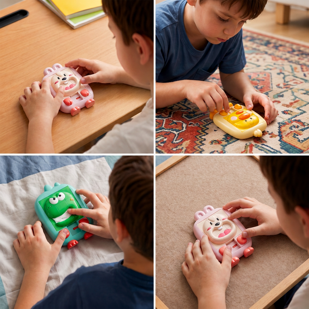 Educational Animal Sliding Puzzle Game