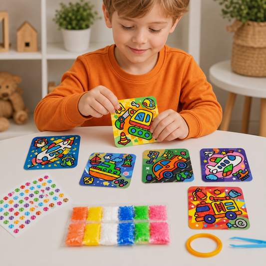 DIY Clay Sticker Art & Craft Kit for Kids