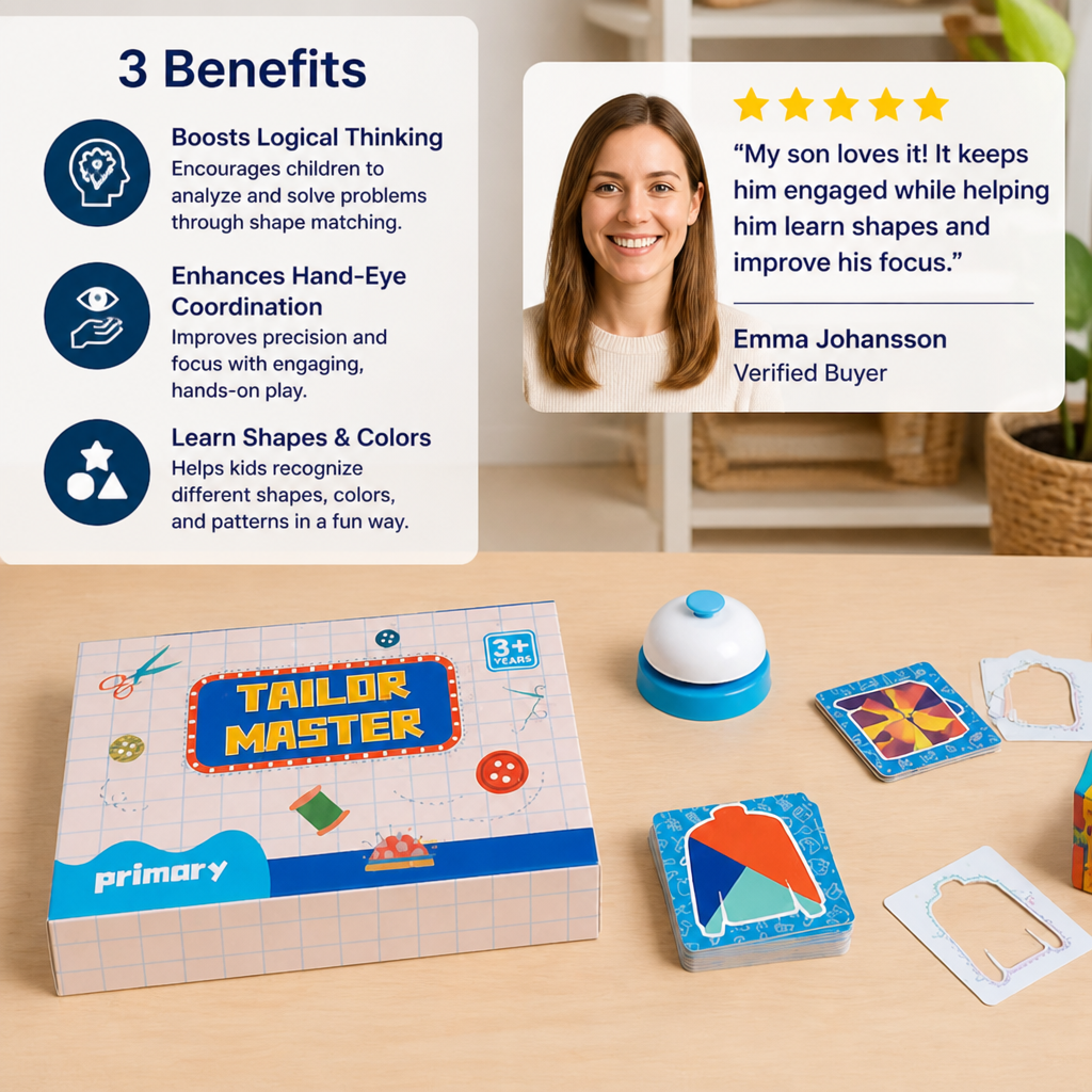 Tailor Master Shape Matching Puzzle Game