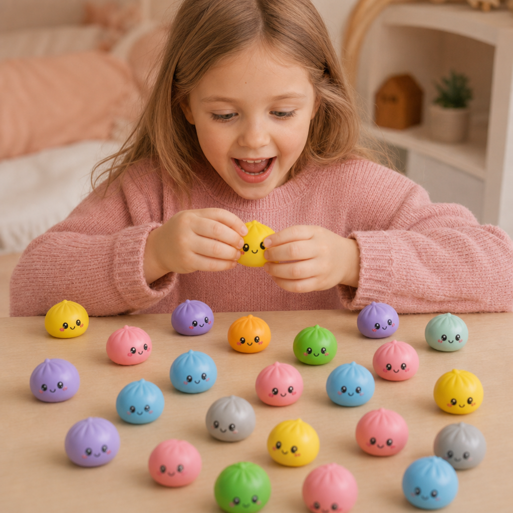 Dumpling Squishy Advent Calendar with Mystery Fidget Surprises